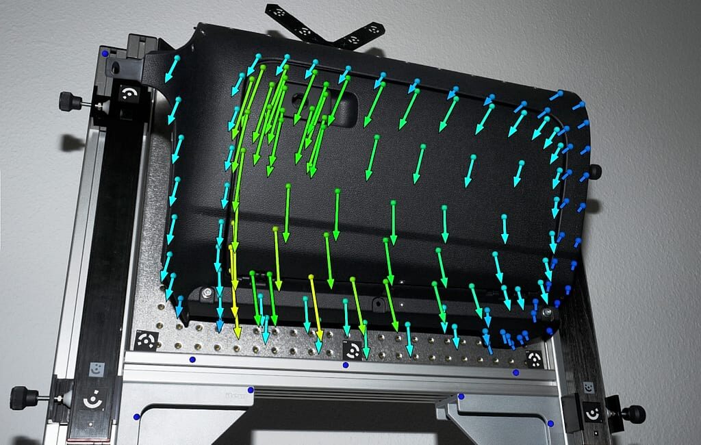 Statička analiza deformacija - optički mjerni sustav TRITOP